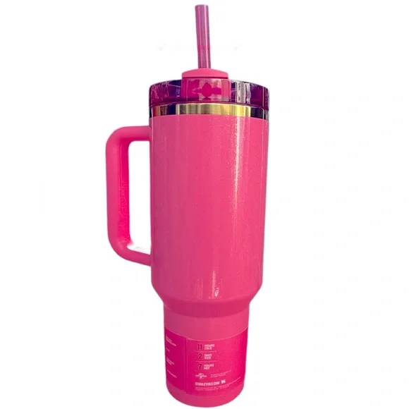 40oz Stanley X Wicked tumbler cup pink NEW - Picture 3 of 11